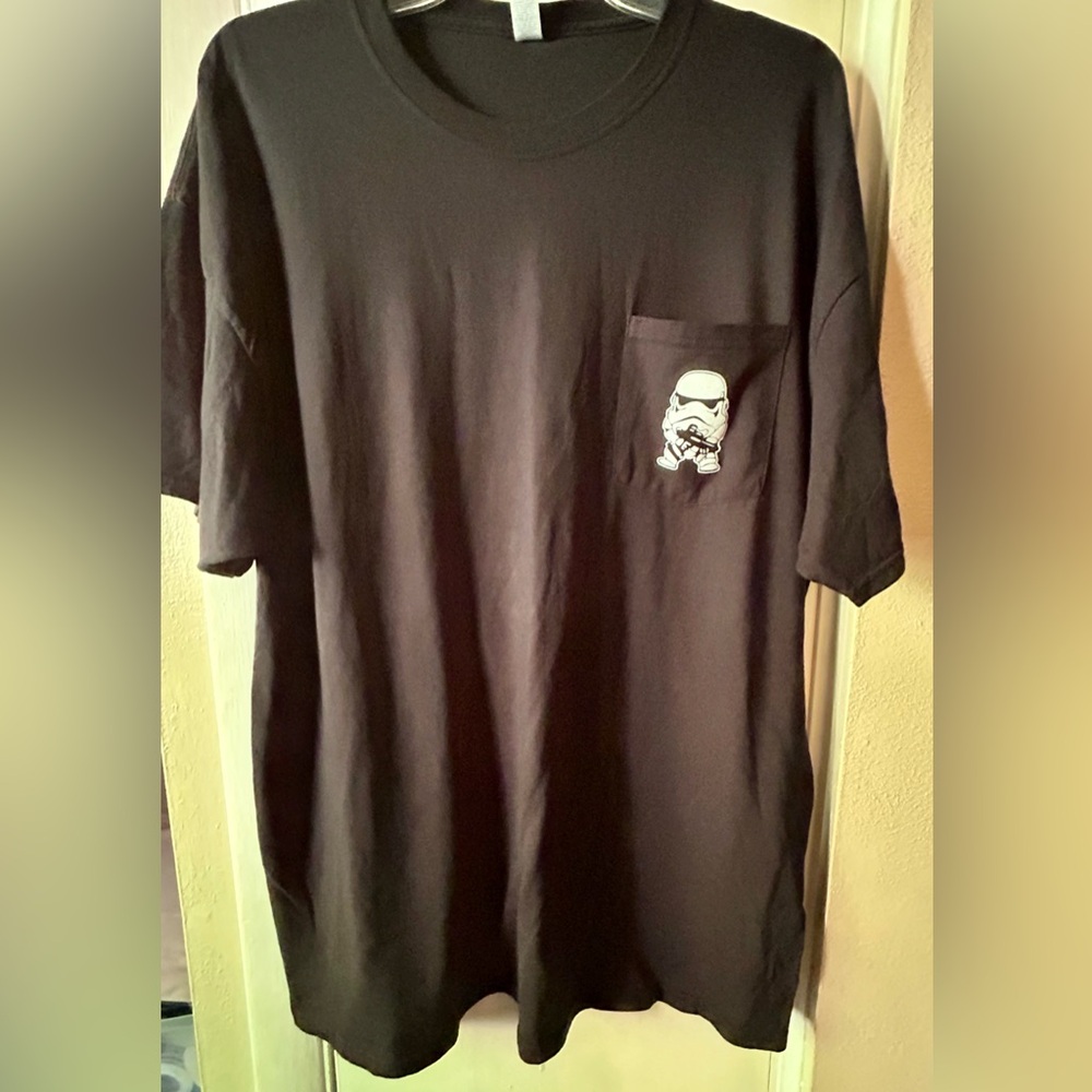 Star Wars 2022 Stormtrooper Men's Black Crewneck Graphic
Tee T-Shirt Size 2XL